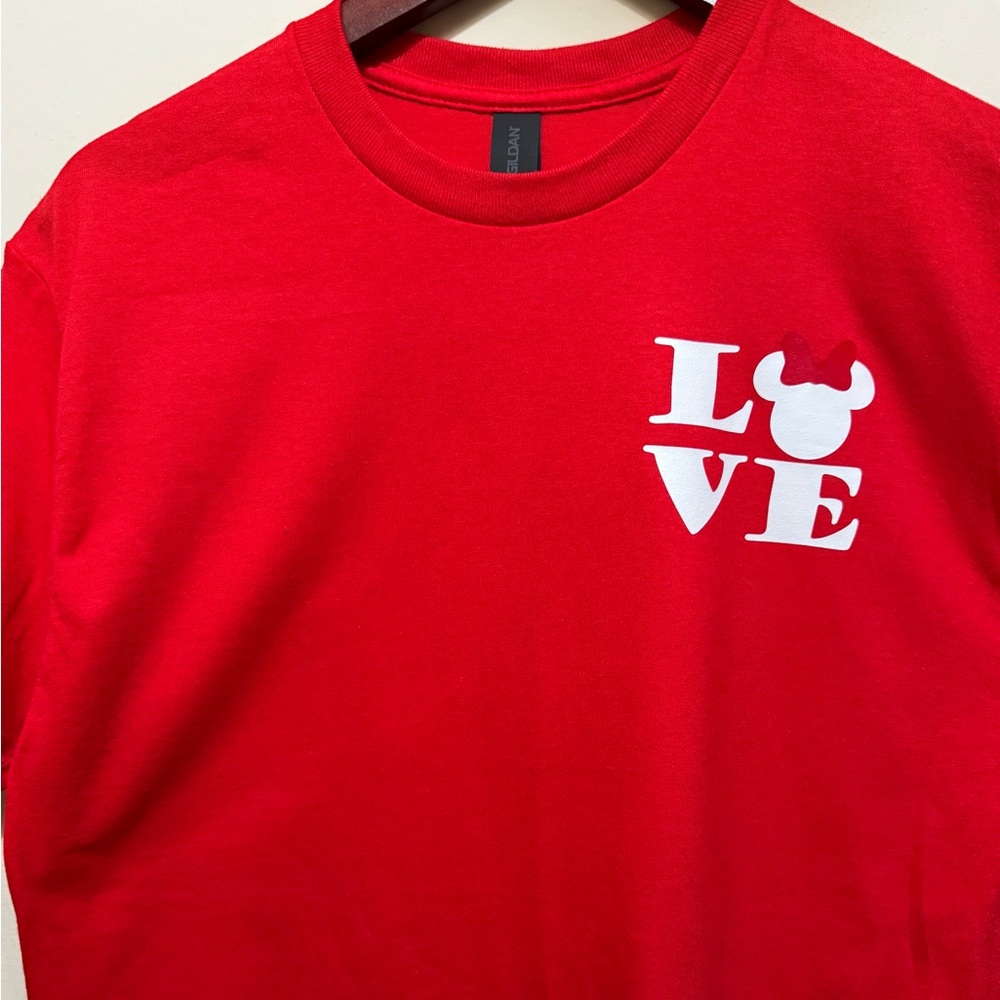 MINNIE VALENTINE CUSTOMIZED SHIRT NEW